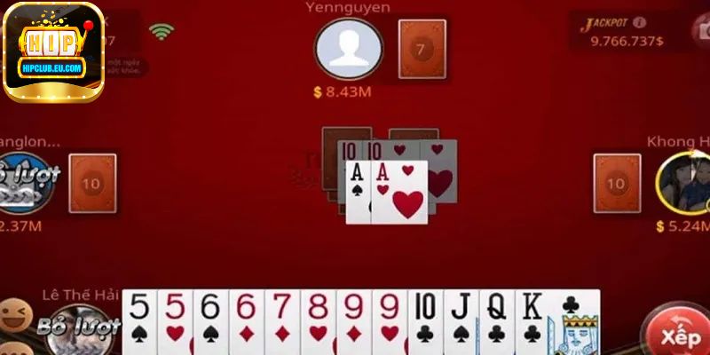 Kinh nghiệm chơi game đánh bài Tiến Lên HipClub dễ trúng thưởng
